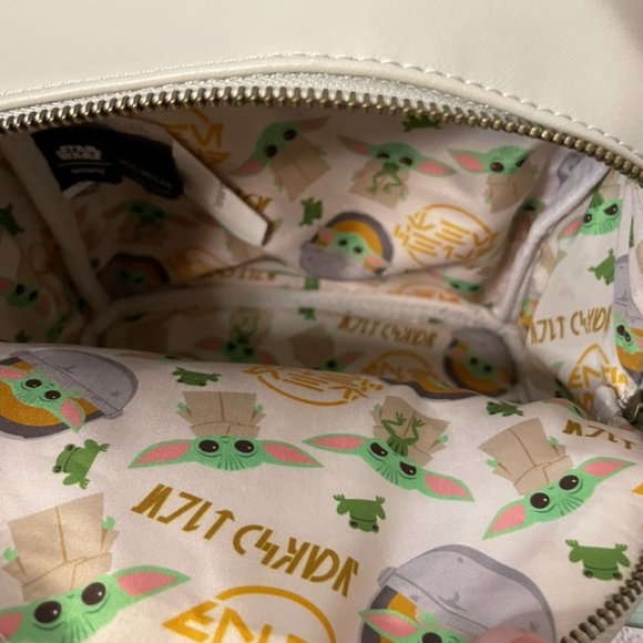 Loungefly Star Wars Baby Yoda Double Strap Backpack - Picture 5 of 9